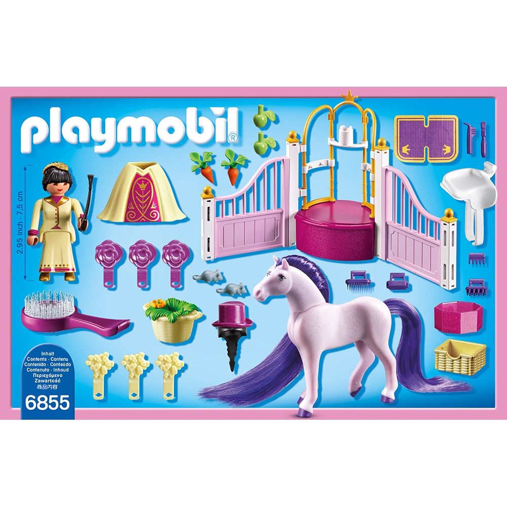 Set de constructie Playmobil Princess - Grajdul castelului (6855)