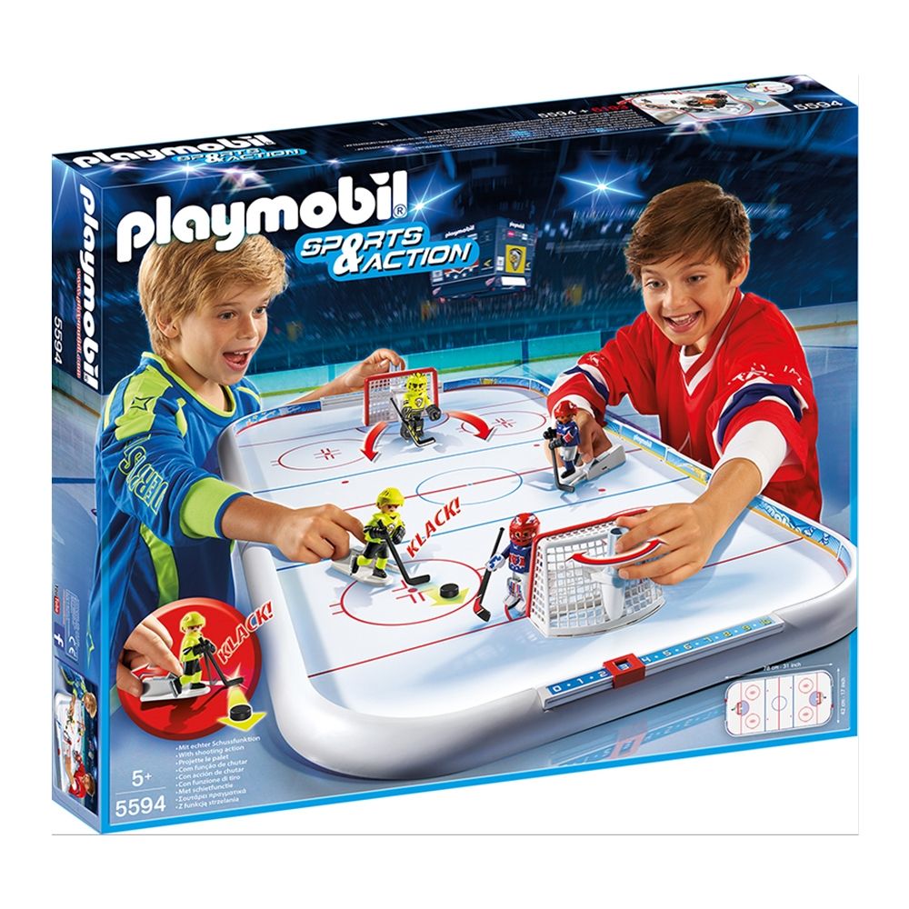 Set de constructie Playmobil Sports & Action - Arena pentru hochei pe gheata (5594)