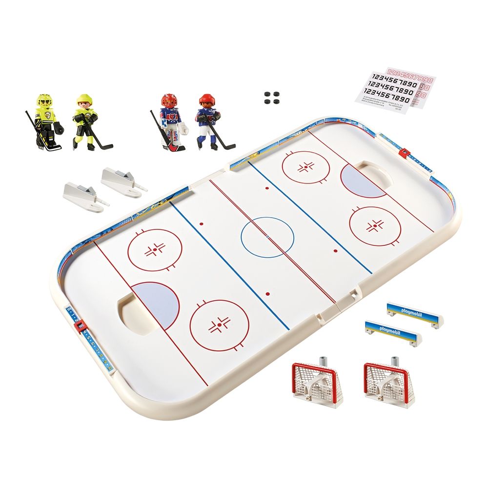 Set de constructie Playmobil Sports & Action - Arena pentru hochei pe gheata (5594)