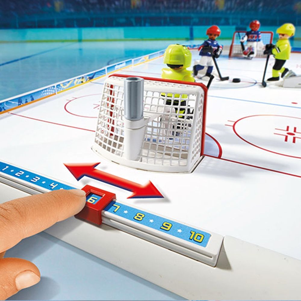 Set de constructie Playmobil Sports & Action - Arena pentru hochei pe gheata (5594)
