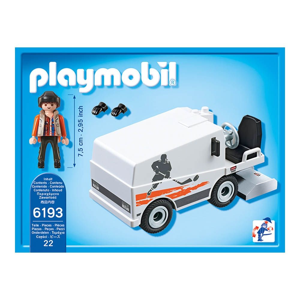 Set de constructie Playmobil Sports & Actions - Masina de curatat gheata (6193)