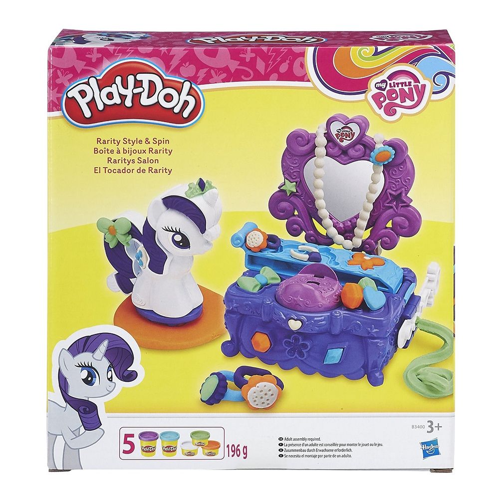 Set de modelare Play-Doh My Little Pony - Cutia de bijuterii a lui Rarity