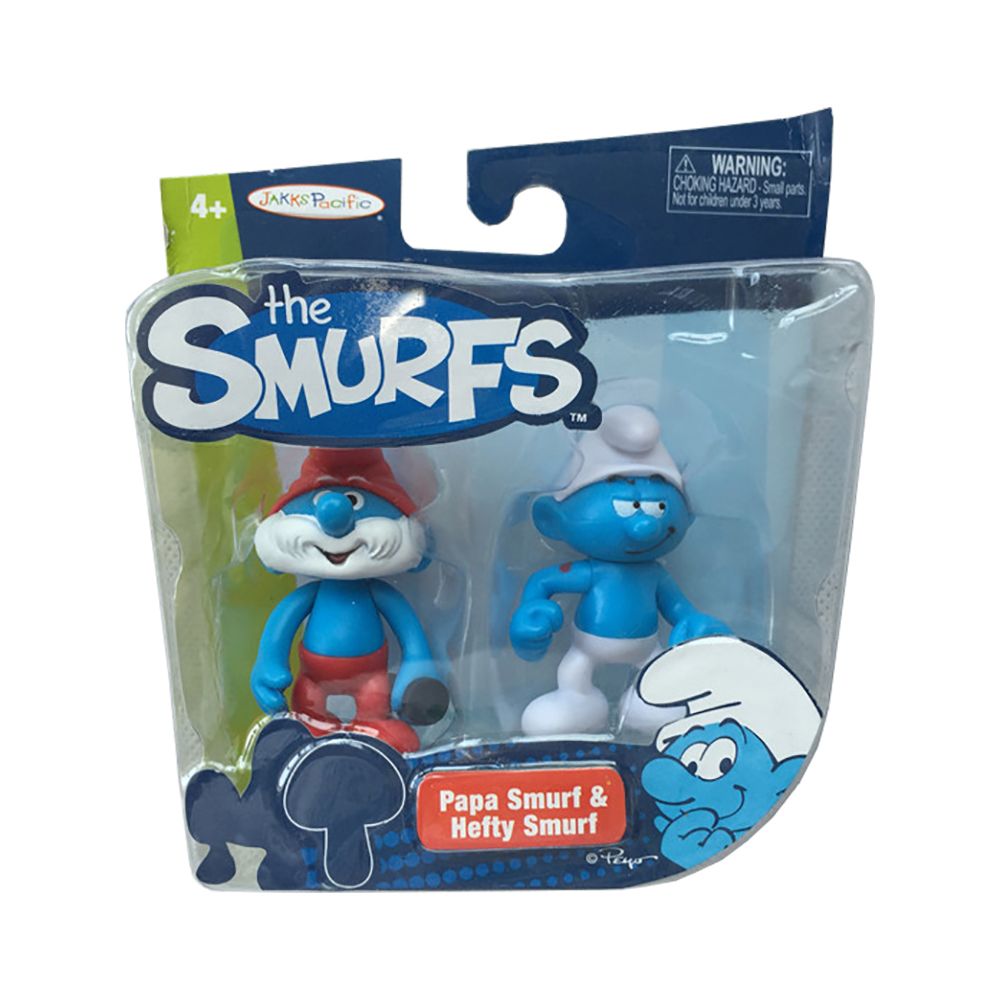 Set doua figurine Smurfs - Papa Strumf si Hefty Strumf