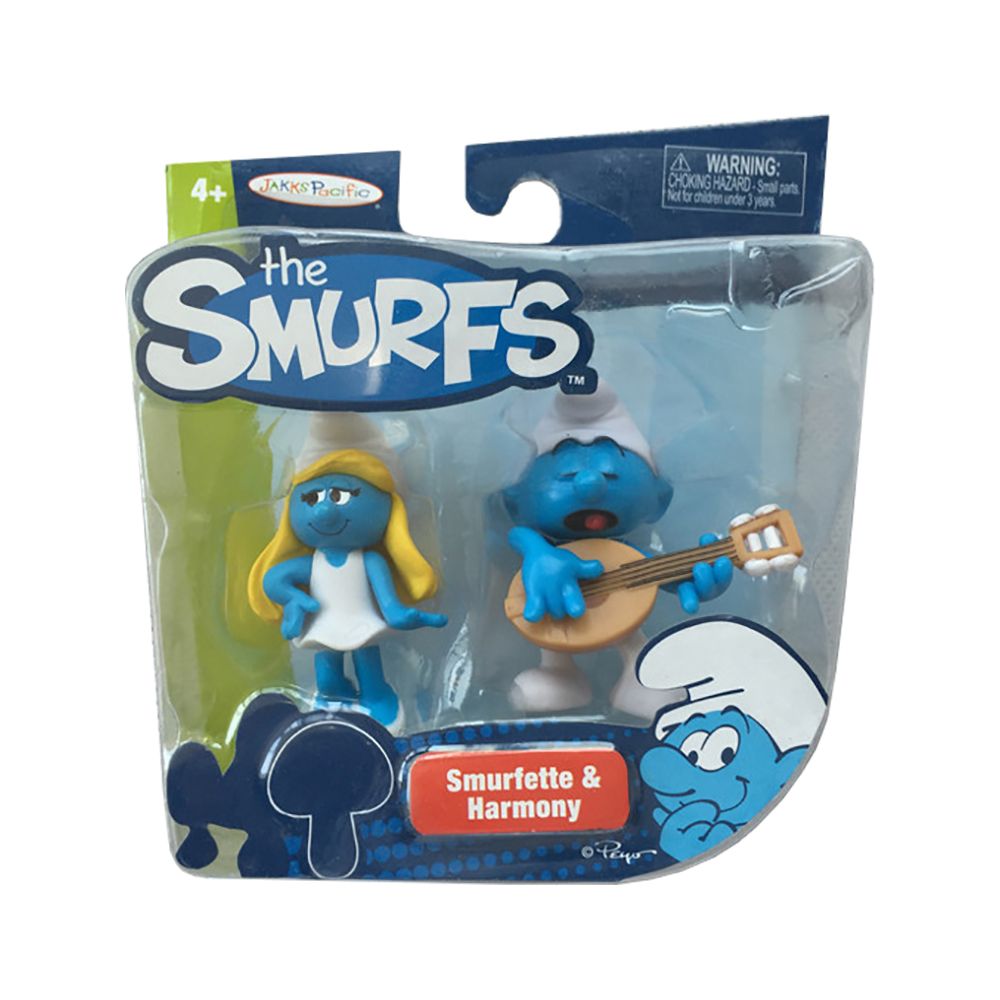 Set doua figurine Smurfs - Smurfette si Harmony