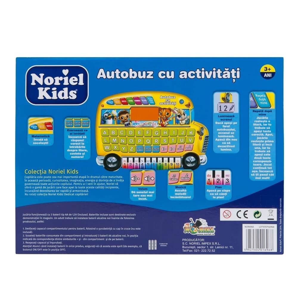 Set educativ Noriel Kids - Autobuz cu activitati