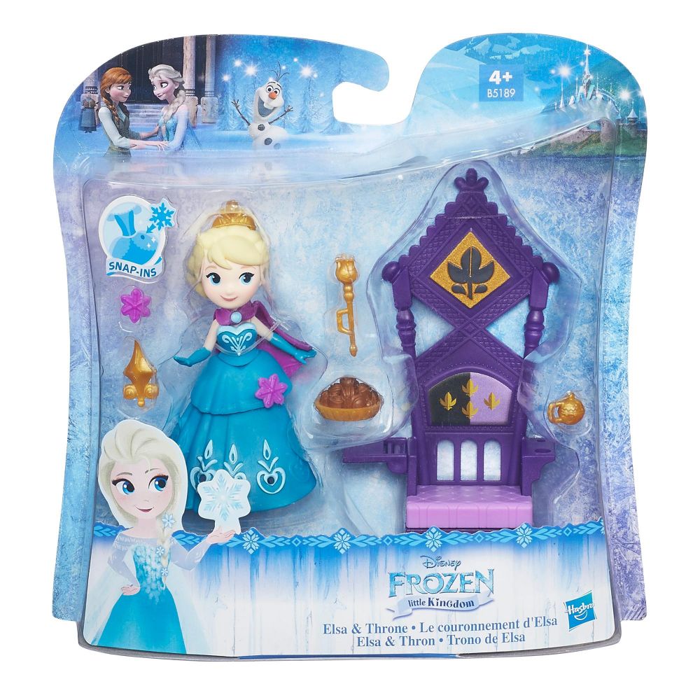 Set figurina Disney Frozen - Elsa si tronul