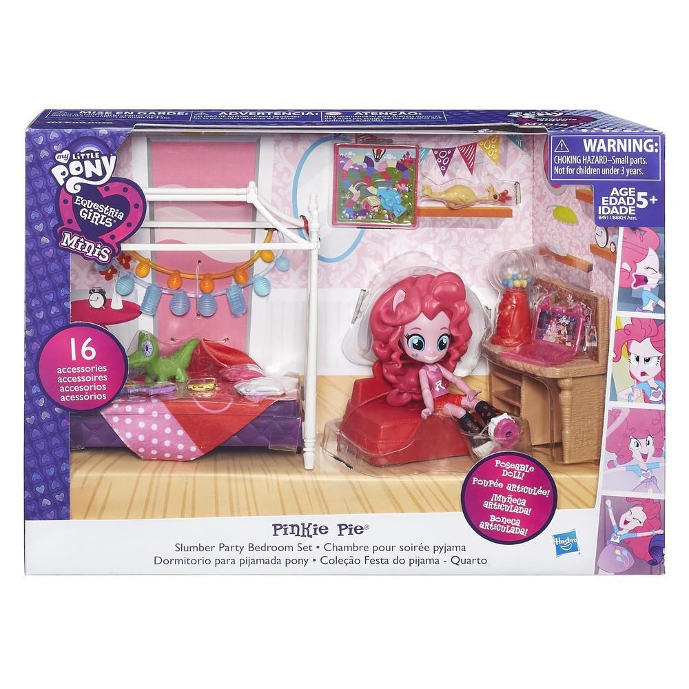 Set figurina My Little Pony Equestria Girls Minis - Petrecerea in pijamale a lui Pinkie Pie