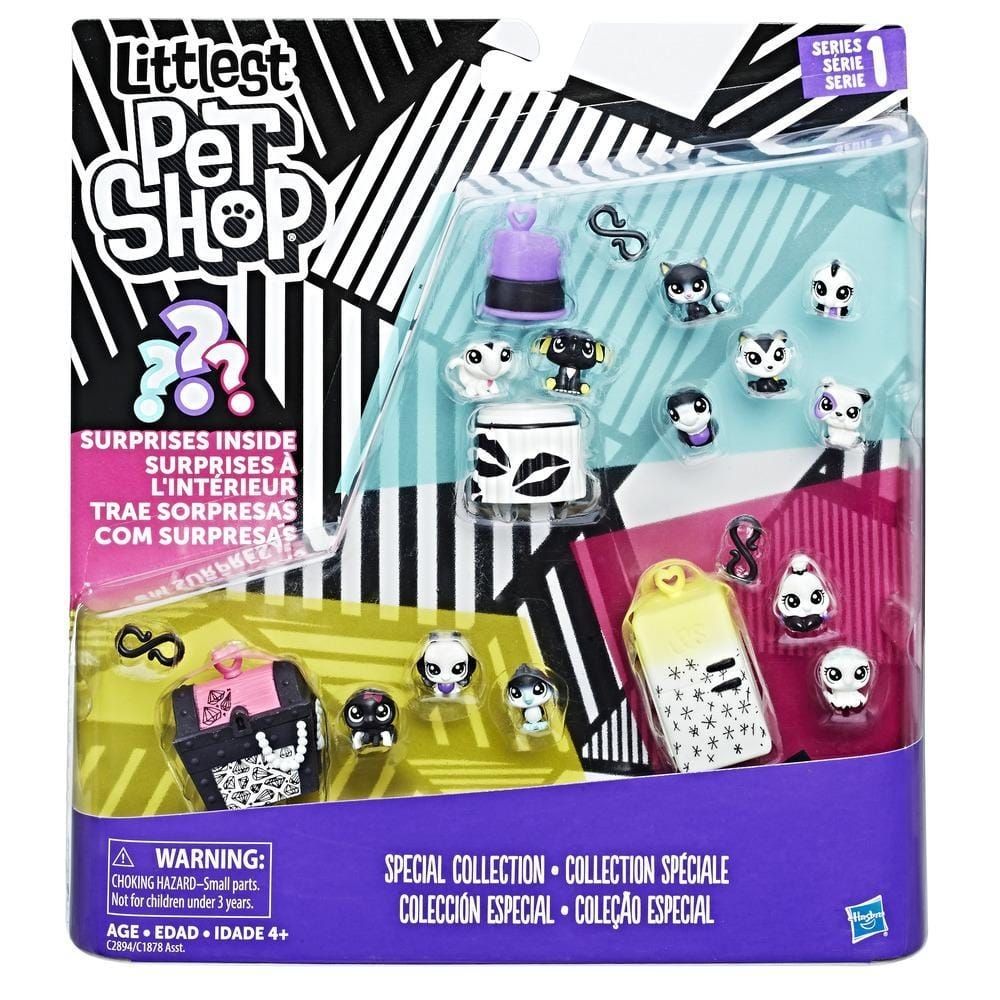 Set figurine Littlest Pet Shop Seria 1 - Colectia speciala cu surpriza, galben