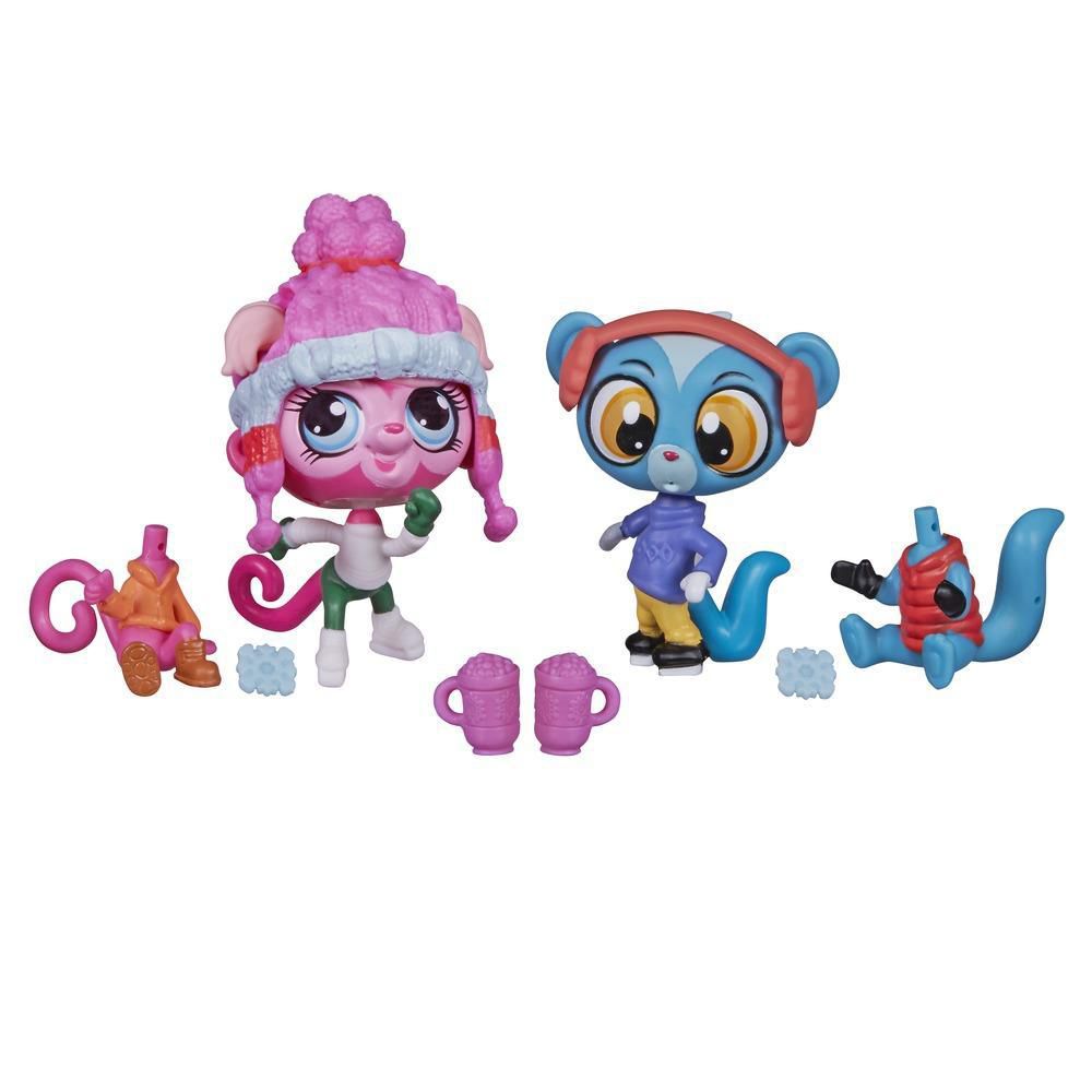 Set figurine Littlest Pet Shop - Sunil Nevla si Minka Mark