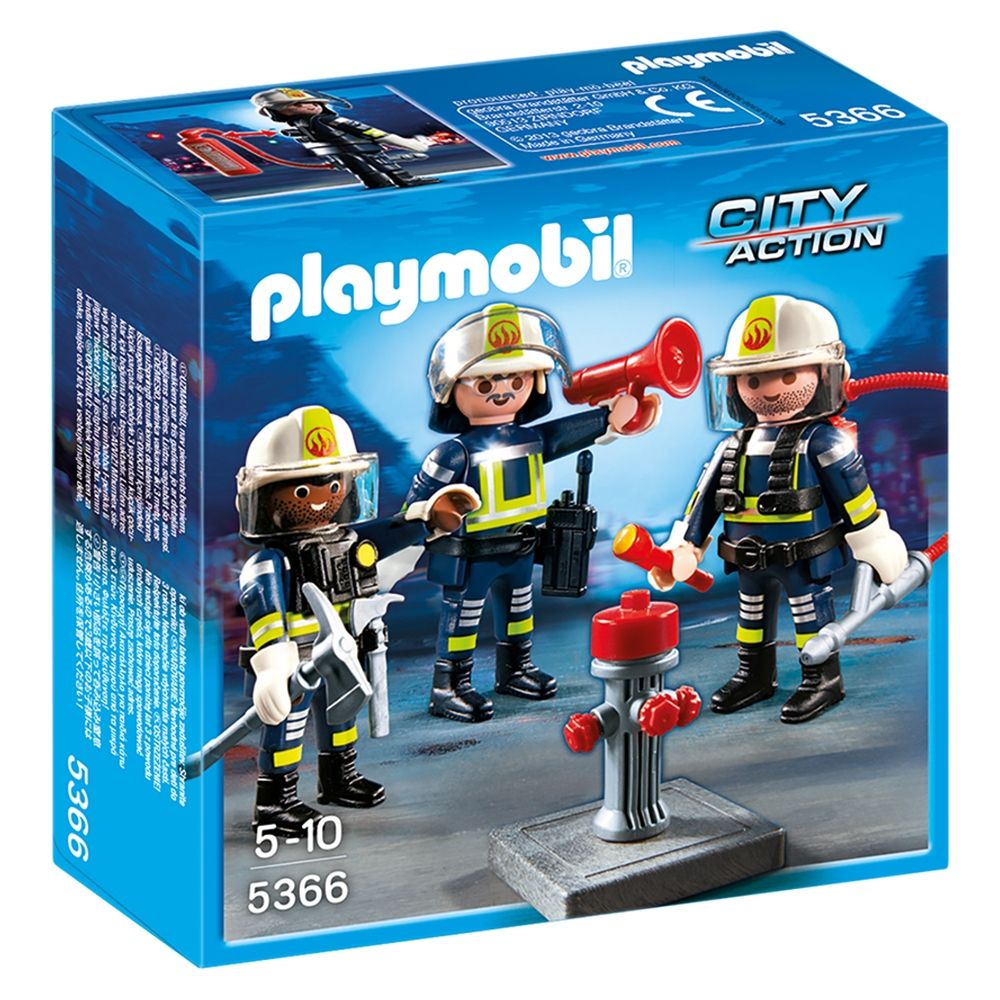 Set figurine Playmobil City Action - Echipa de pompieri (5366)