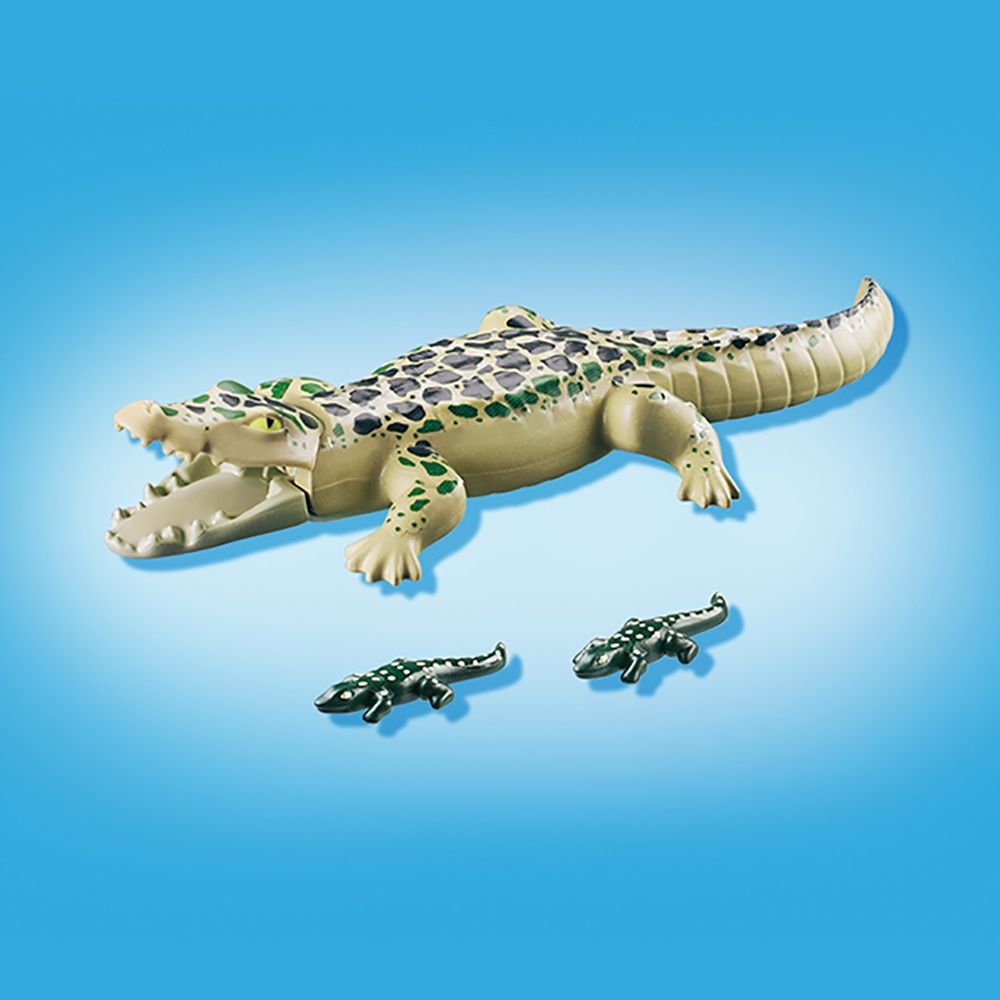 Set figurine Playmobil City Life - Aligator cu pui (6644) 