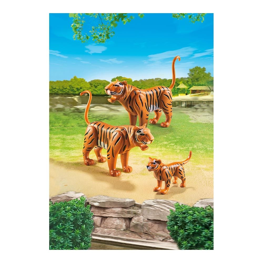 Set figurine Playmobil City Life - Familie de tigri (6645)
