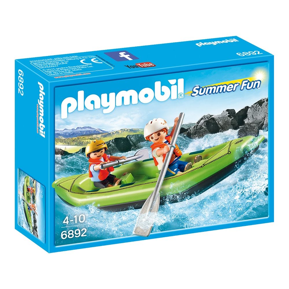 Set figurine Playmobil Family Fun - Barcuta pentru rau (6892)