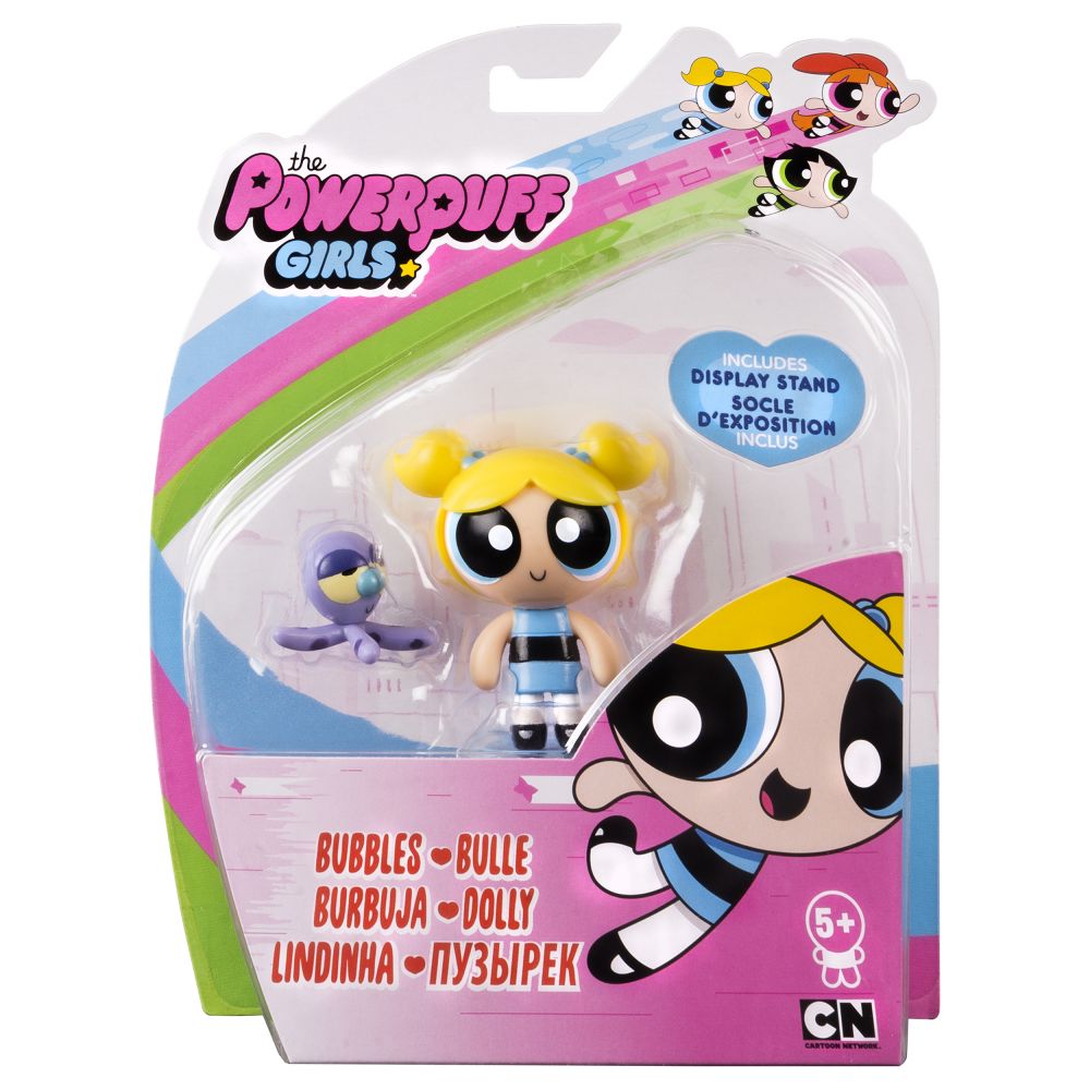 Set figurine Powerpuff Girls Bubbles si animalut