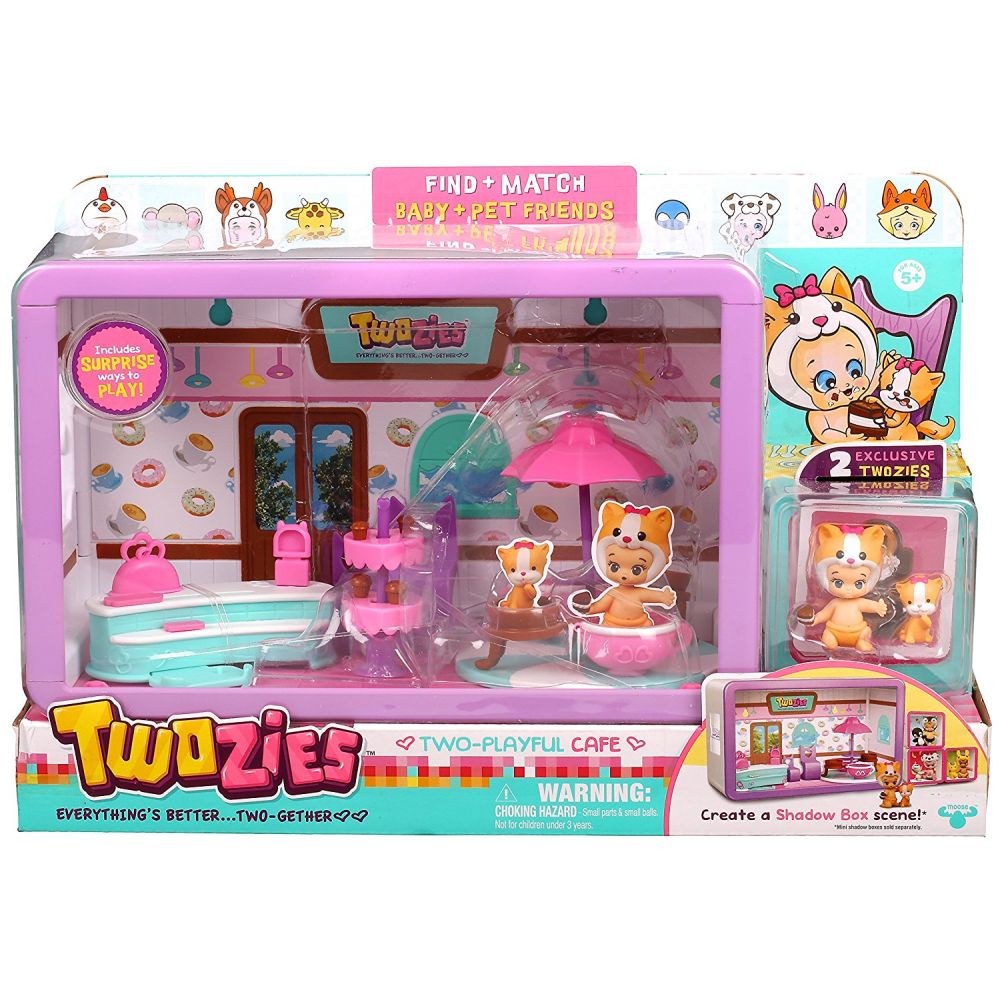 Set figurine Twozies - Two-Playful Cafe