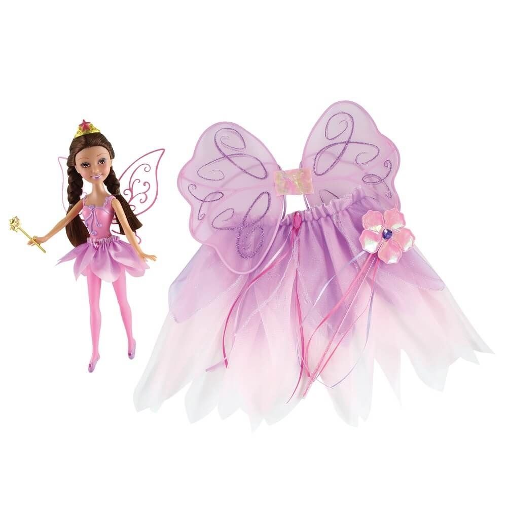 Set Papusa Sparkle Girlz cu accesorii asortate pentru fetite - Roz
