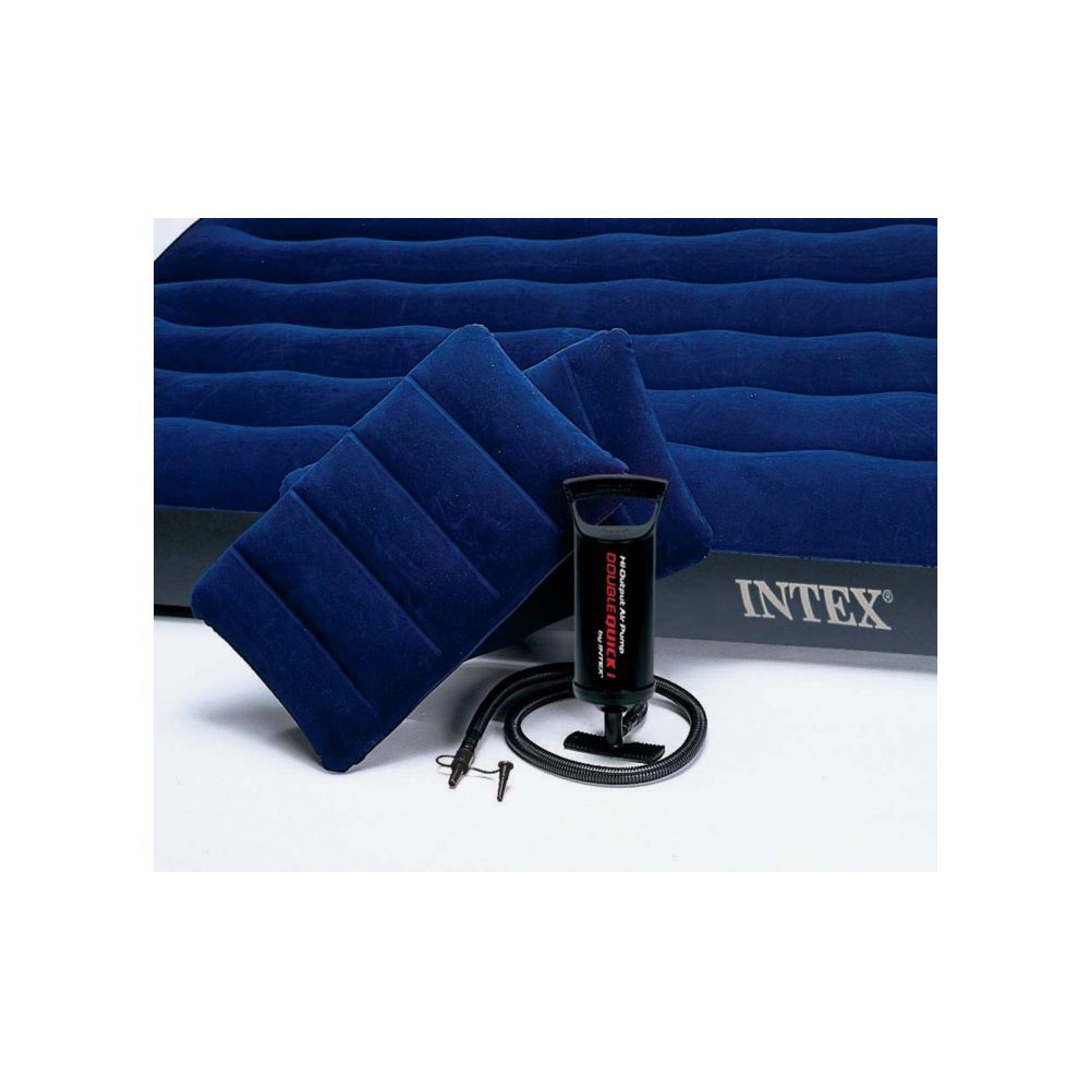 Set saltea gonflabila plusata si 2 perne INTEX Queen, 68765