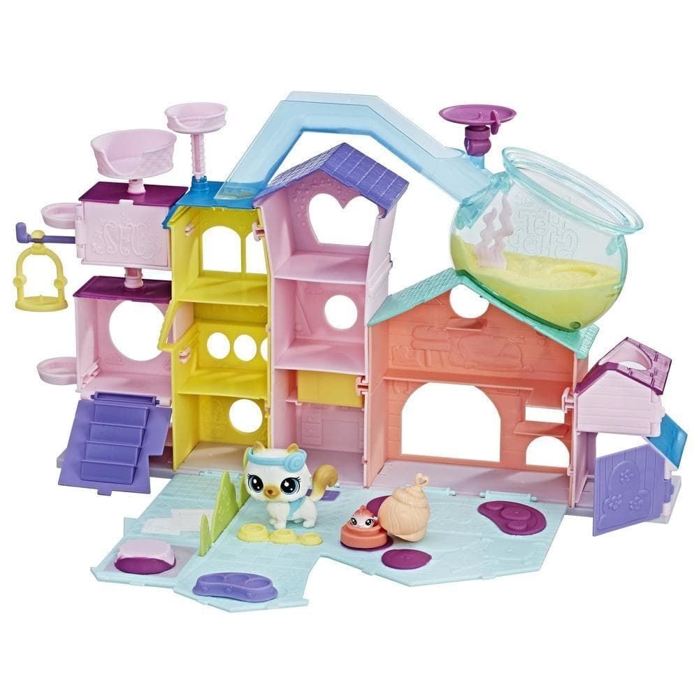 Set tematic cu figurine Littlest Pet Shop - Apartamentul animalutelor
