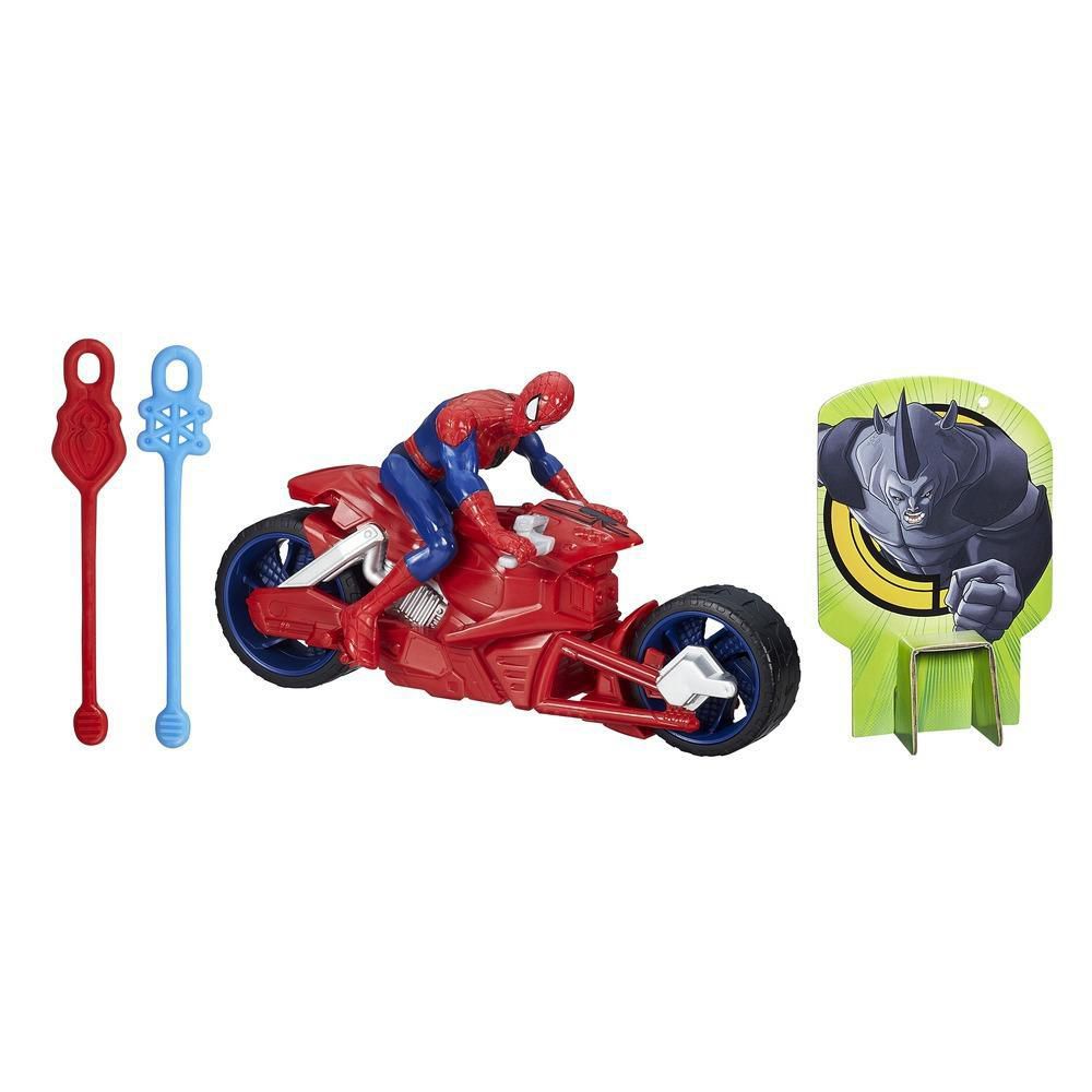 Figurina cu vehicul Ultimate Spider-Man Web Warriors, Spiderman