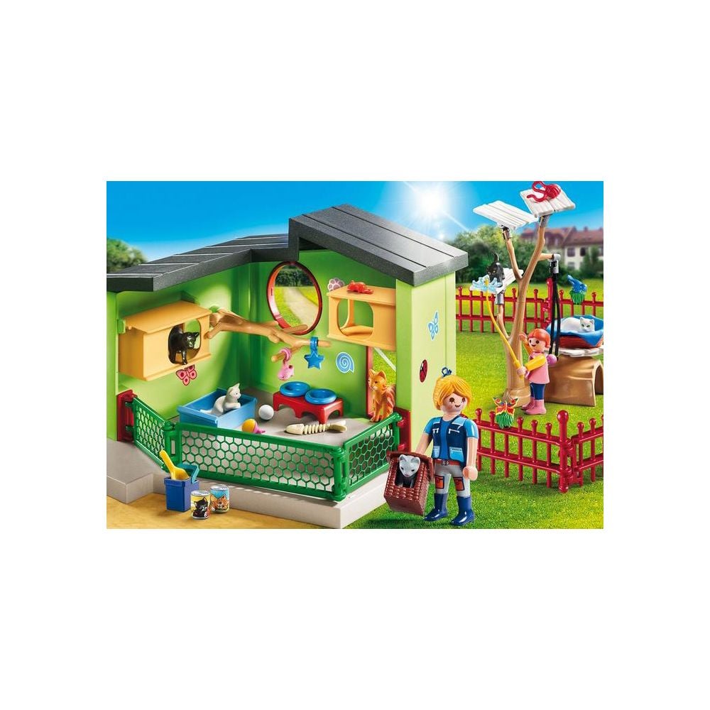 Set figurine Playmobil - Hotel pentru pisicute (9276)