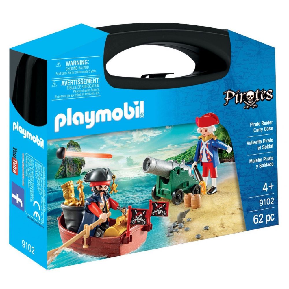 Set constructie portabil Playmobil Pirates - Prinderea piratului (9102)