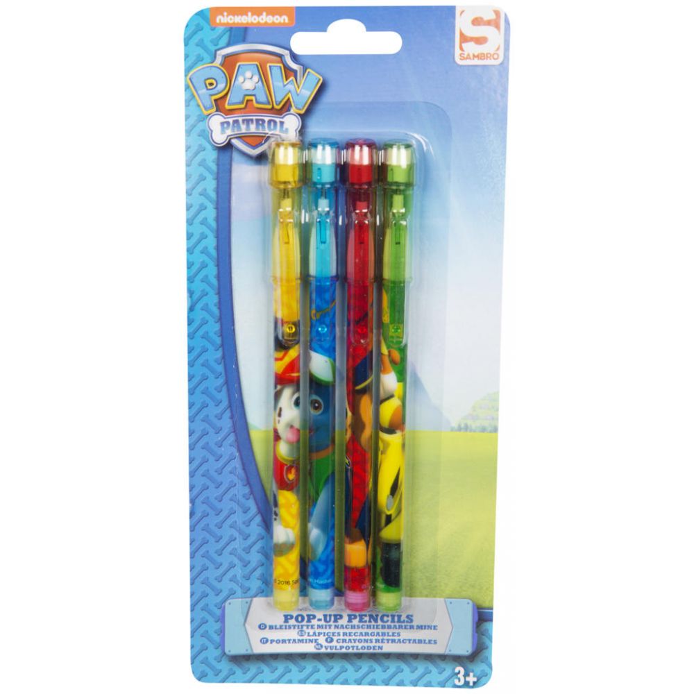 Set creioane mecanice  4 buc Paw Patrol
