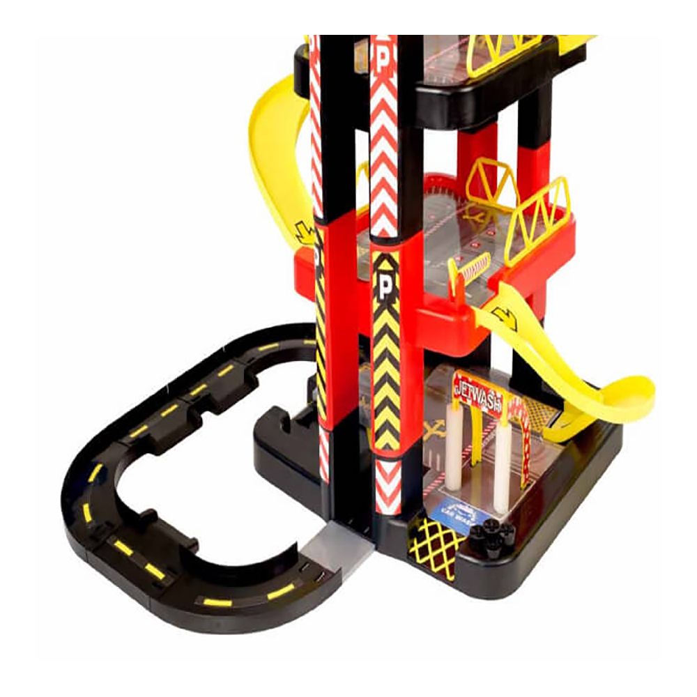 Set de joaca Teamsterz, Metro City, Garaj cu 5 etaje si 5 masinute, 70 cm