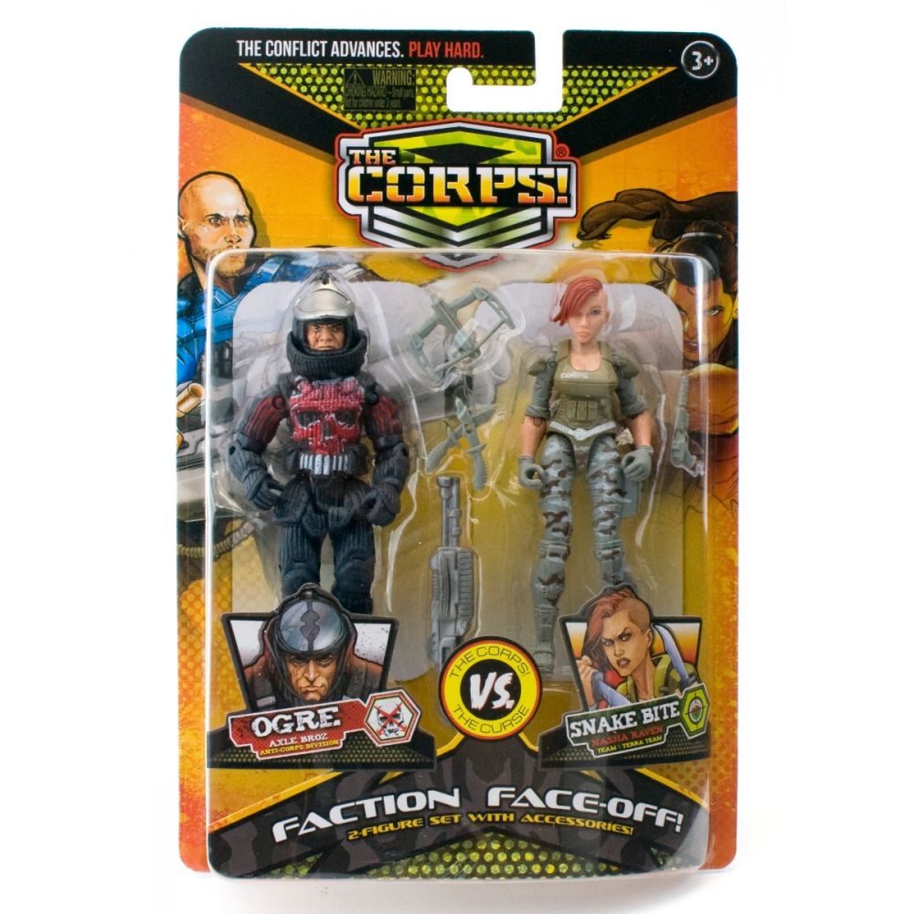Set figurine actiune The Corps Faction Face Off - Ogre vs Snake  