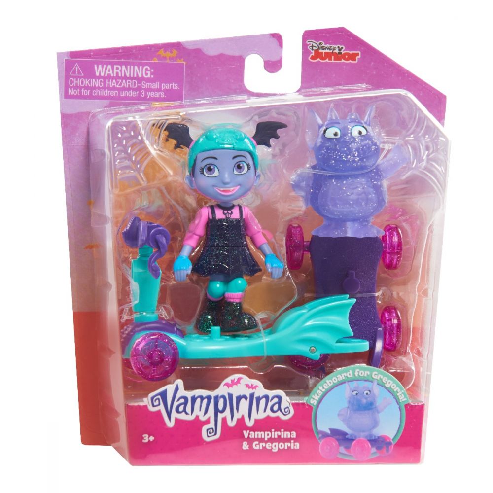 Set figurine cu accesorii Vampirina si Georgia cu trotineta