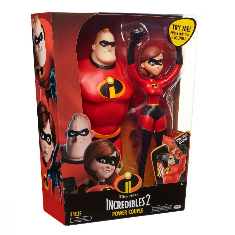 Set Figurine Incredibles - Domnul Incredibil si Fata Elastica