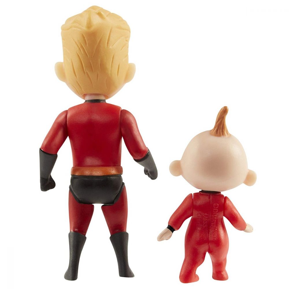 Set Figurine Incredibles - Dash si Jack-Jack, 10 cm
