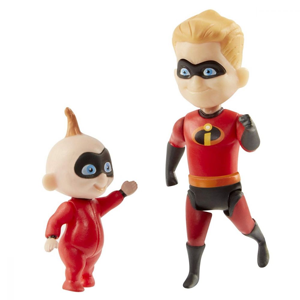 Set Figurine Incredibles - Dash si Jack-Jack, 10 cm