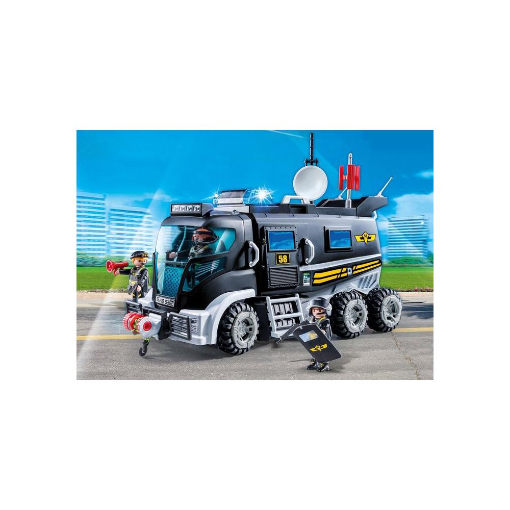 Set figurine Playmobil - Camionul echipei Swat (9360)