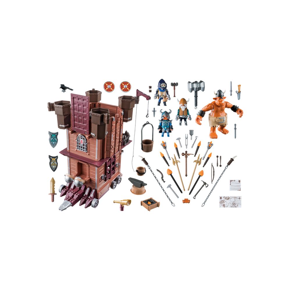 Set figurine Playmobil - Fortareata cavalerilor pitici (9340)