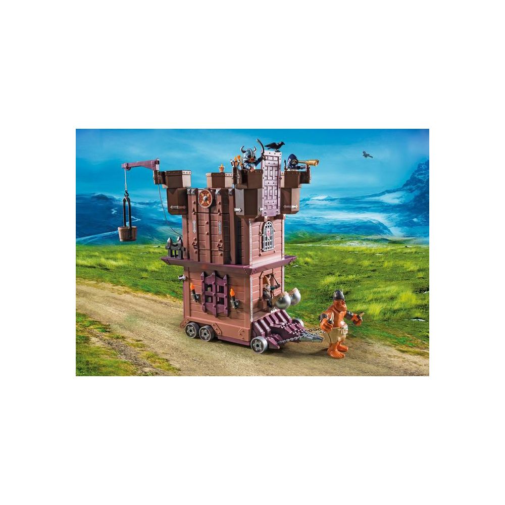 Set figurine Playmobil - Fortareata cavalerilor pitici (9340)