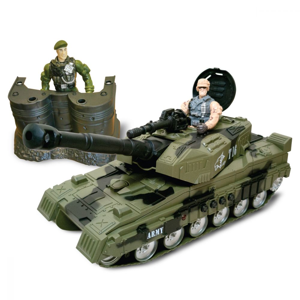 Set militar cu tanc si figurine Cool Machines