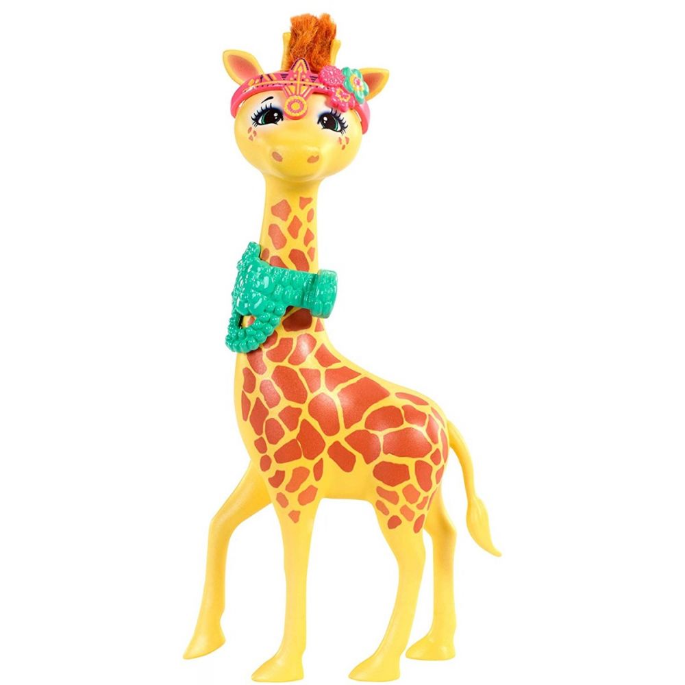 Set papusa cu animalut Mattel Enchantimals, Gillian Giraffe, FKY74