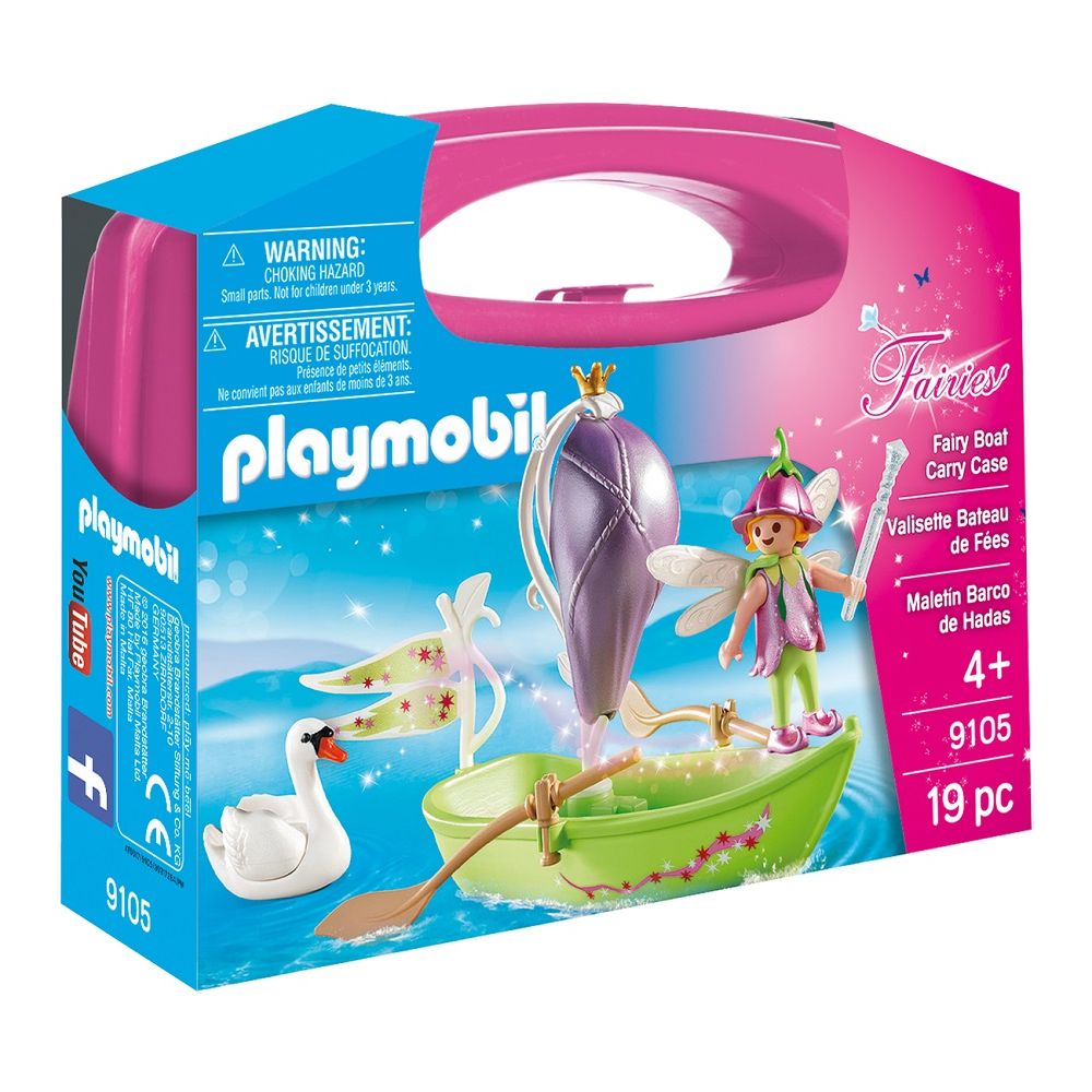 Set portabil Playmobil Fairies - Barcuta cu zane (9105)
