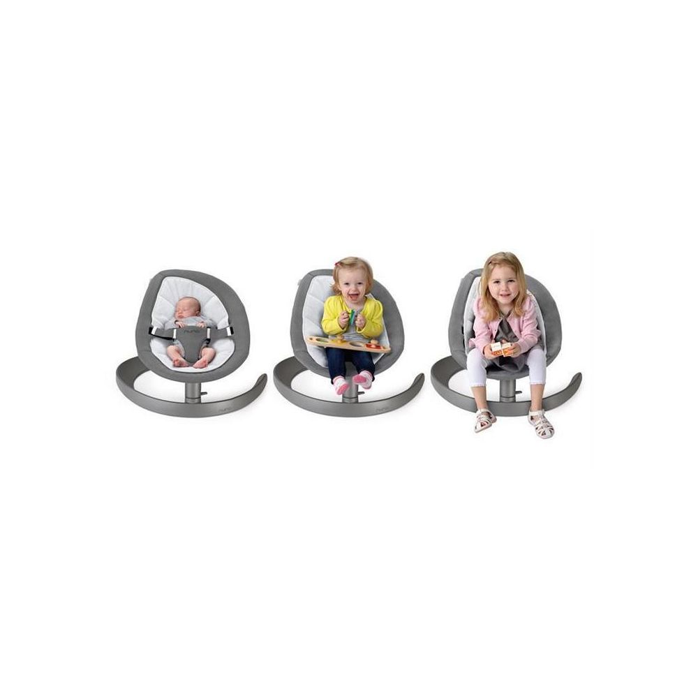 Sezlong Leaf curv french grey Nuna