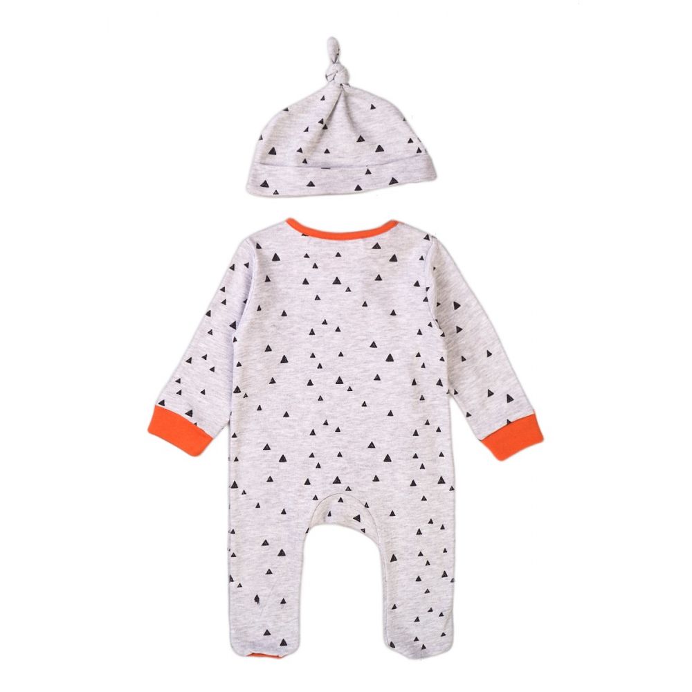 Set salopeta si caciulita Minoti Baby, Simba, Triangle