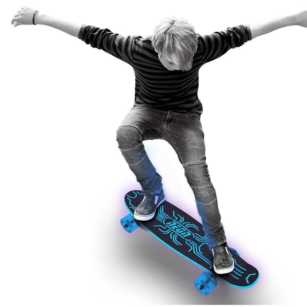 Skateboard Yvolution Neon Hype - Albastru