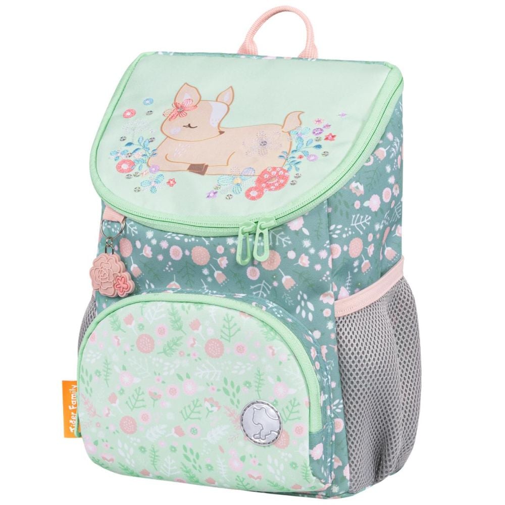 Ghiozdan Mini Little Travelers Plus, Tiger Family, Deer Rosie