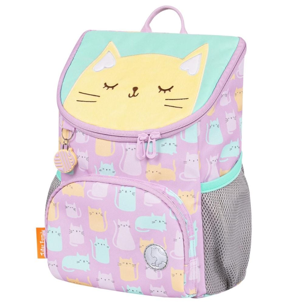 Ghiozdan Mini Little Travelers Plus, Tiger Family, Kitten Mia