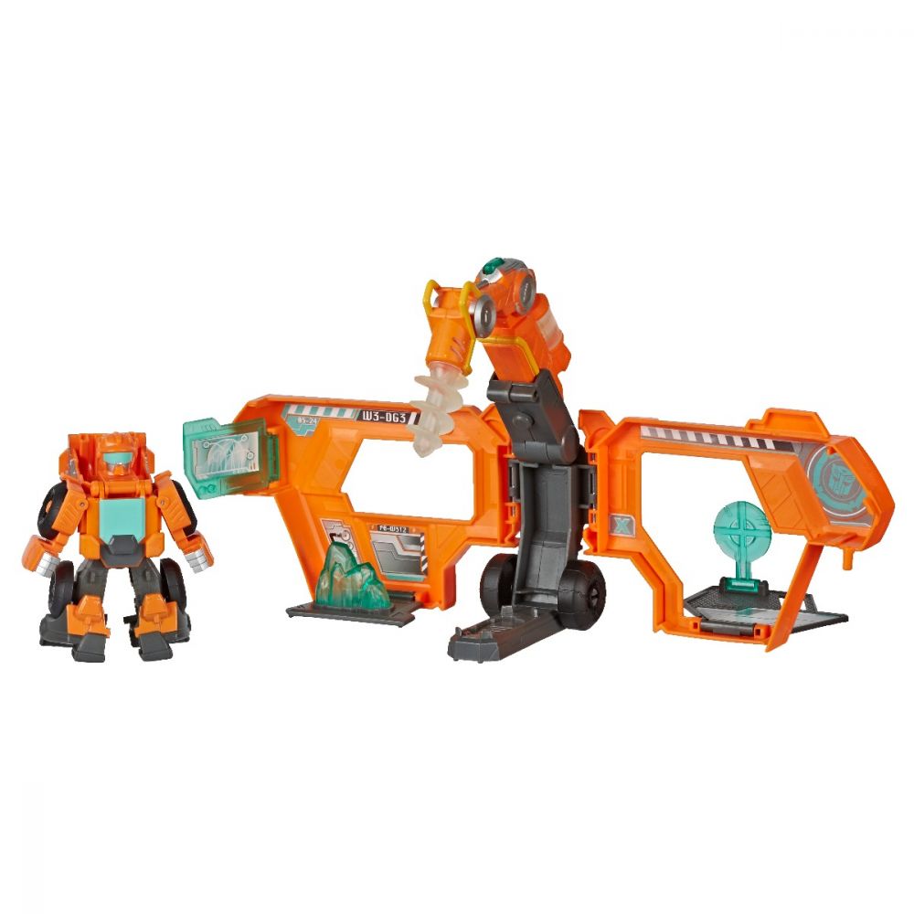 Set Transformers Figurina cu vehicul Rescue Bots Academy, Wedge Rescue Trailer, E7180