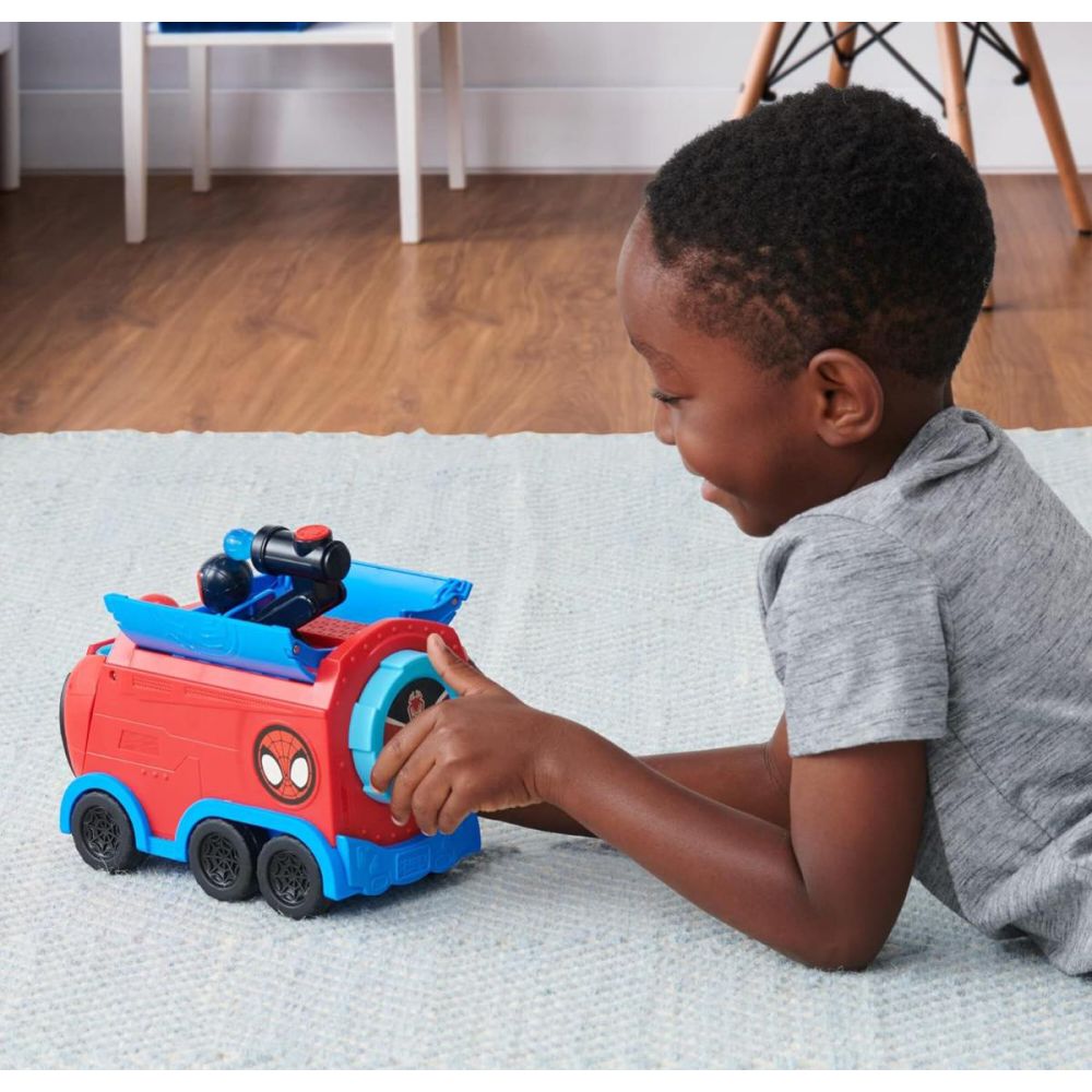 Vehicul transformabil 3in1, Spidey and His Amazing Friends, Web Spinner