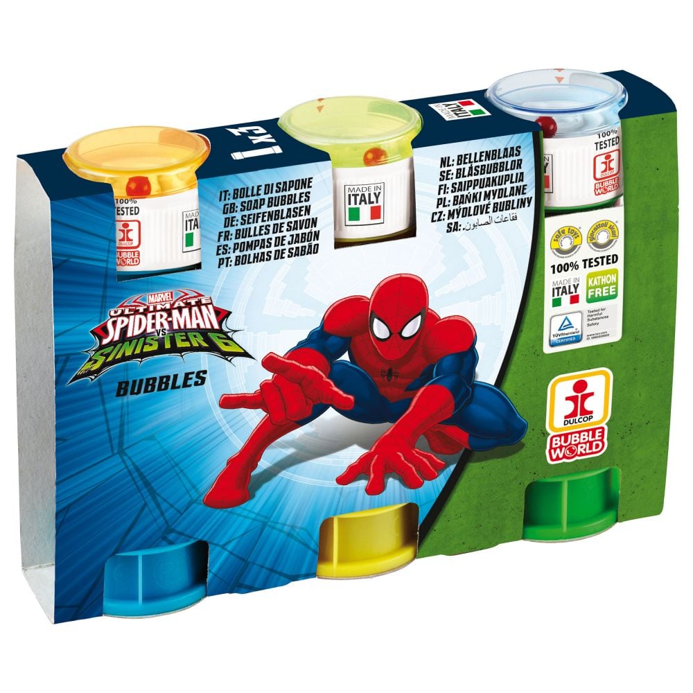 Spiderman - Set 3 tuburi baloane de sapun