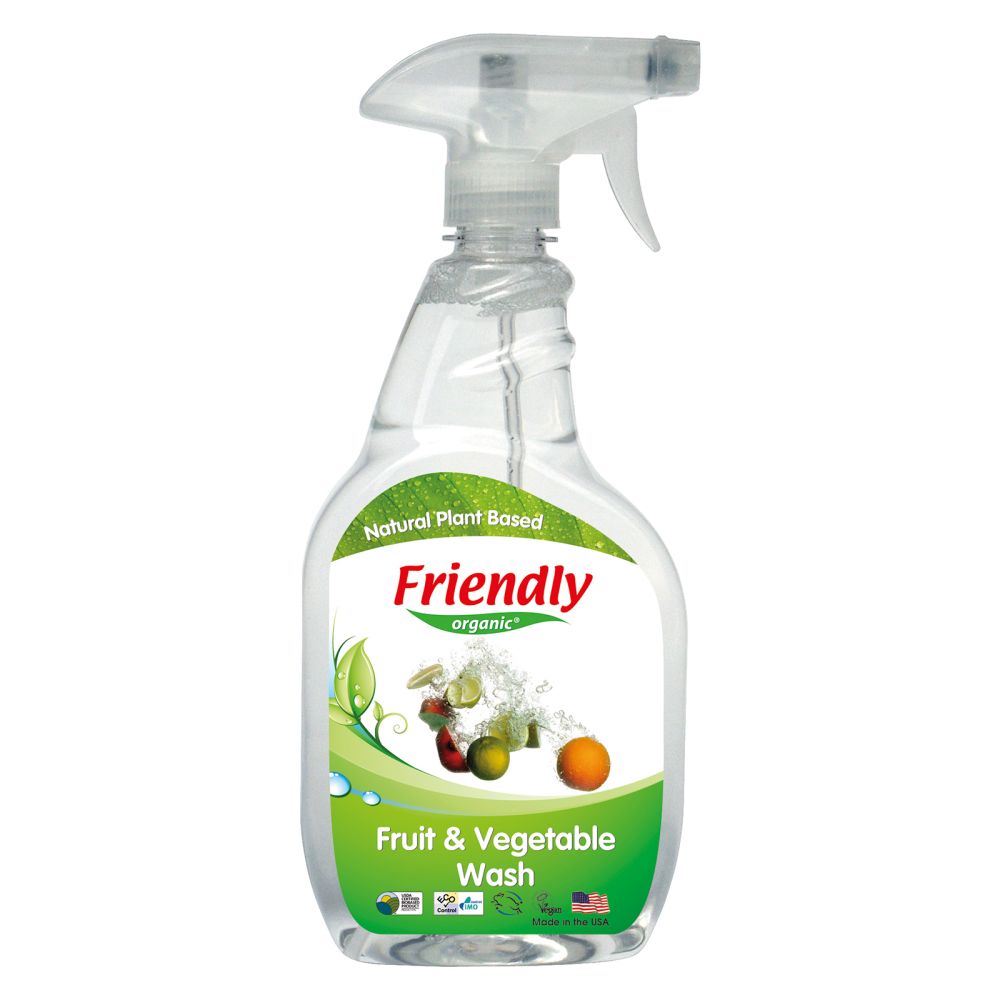 Spray Bio pentru curatarea fructelor si legumelor Friendly Organic, 650ml