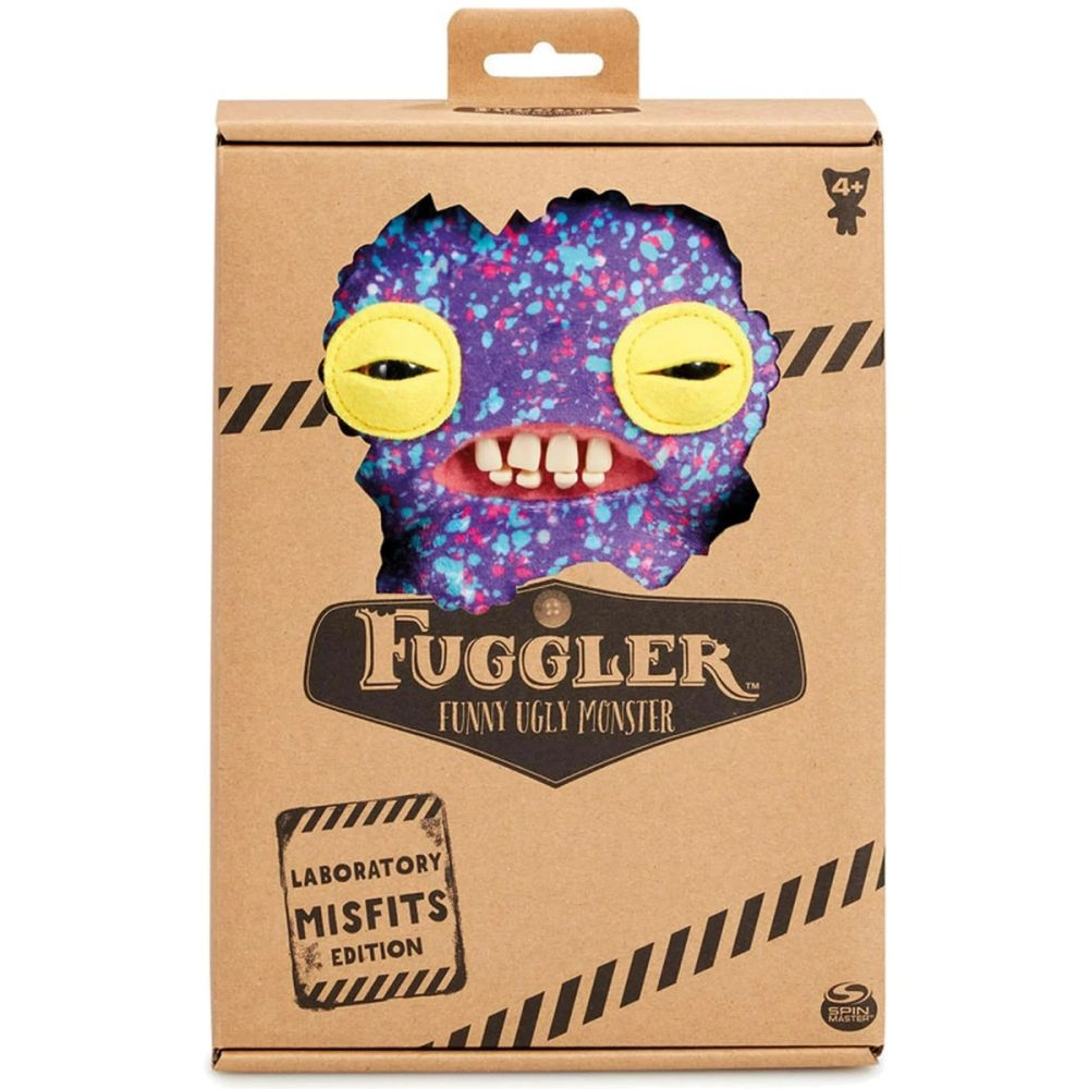 Jucarie de plus, Fuggler, Laboratory Misfits S1, Squidge Purple, 22 cm
