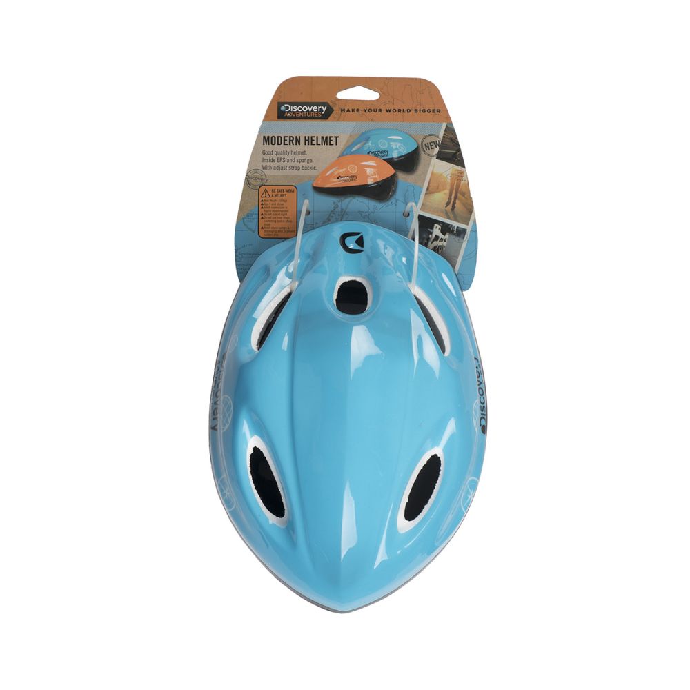 Casca de protectie Discovery Adventures, 54-58 cm, Albastru