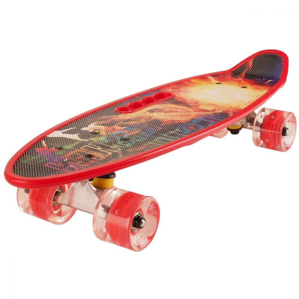 Penny board portabil Action One, ABEC-7, Fire